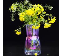 Hey_you Vase en verre transparent, décoratif, en cristal, pour la maison ou le bureau, idéal comme cadeau pour un mariage, une pendaison de crémaillère