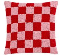 Heya Home Housse de Coussin à Carreaux