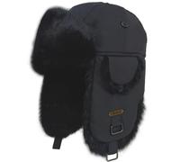 HEYANN Casquette Chapka Homme Bonnet Cache Oreille Homme Hive Aviateur Sovietique Chapeau Trappeur Fourrure Russe Ushanka Femme Bonnet Homme Hiver (2/3XL, Noir)