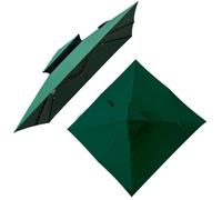 HEYBB 3mx3m Dessus De Parapluie De Rechange, Toile De Rechange De Parasol Carré, Auvent De Rechange for Parapluie Offset/Parasol Jardin/Marché