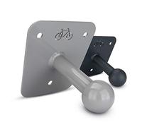 HEYBRO Support mural universel pour porte-vélo de la marque accroches inclues- Support mural esthétique et idéal pour votre porte-vélo - Il attire le regard dans n’importe quel garage ou cave