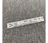 HEYCE Autocollant décoration l'emblème métal Badge Voiture carrosserie Logo Autocollant décalcomanie Voiture Style Lettre Accessoires pour Peugeot,A