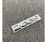 HEYCE Autocollant décoration l'emblème métal Badge Voiture carrosserie Logo Autocollant décalcomanie Voiture Style Lettre Accessoires pour Peugeot,2008