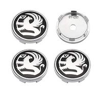 HEYCE Cache Moyeu Capuchons De Centre Enjoliveurs De Roue Voiture Cache Moyeux Jante 56mm pour Opel Vauxhall Astra k Insignia Vectra Crossland Corsa