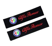 HEYCE Coussinets de Ceinture de sécurité Style Course 2 pièces pour Alfa Romeo GTV 4C Mito Giulia Veloce Giuletta Spider Stelvio Quadrifoglio