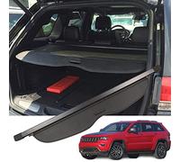 HEYCE Housse de Protection de Coffre pour Jeep Grand Cherokee 2011-2021 Cache-Bagages Noir Housse de Coffre Extensible Store Enrouleur