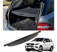 HEYCE Housse de Protection de Coffre pour Mercedes Benz ML350 ML Série 2012-2015 GLE 2016-2019 Cache-Bagages Noir Housse de Coffre Extensible Store Enrouleur