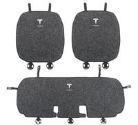 HEYCE Housses de Siège et D'Appuie Taille Universelle Ensembles de Housses de Siège Car Seat Cover Sets pour Tesla Model 3, Lavable en Machine,Front+Rear Seat