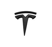 HEYCE la Pâte de Logo D'autocollant D'emblème Est Applicable pour Les Véhicules Tesla avec Une Forte Adhérence,Black