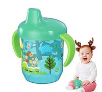 HEYCE Tasse à Bec en Paille pour Tout-Petit,Gobelet d'entraînement pour bébé avec Paille et poignées - Tasse de Transition Anti-déversement pour bébé Tout-Petit
