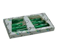 Heyco 1456000080 1456 Jeux de Tournevis, Vert/Argent, Set de 7 Pièces