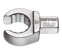 Heyco 792511780 Clé polygonale ouverte, 17 mm, Argent