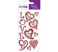 Heyda 203780636 Stick-On's Mix Motif cœurs