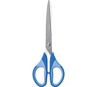 HEYDA 204809433/ciseaux/ciseaux Colour Code Bureau Universel 18 cm avec insert Soft Touch) Bleu/Bleu azur