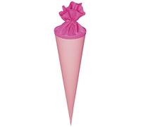 HEYDA 204870053 schu ltüten Lot de avec fermeture feutre Hauteur 70 cm, diamètre 19 cm, carton, 380 g/m² (Bleu)