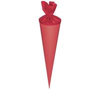 Heyda 204870055 Sac d'écolier en papier avec fermeture en feutre Rouge Hauteur 70 cm Diamètre 19 cm 380 g/m²
