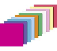 Heyda 204875520 Pack de 100 feuilles de pliage pour origami 20 x 20 cm 60 g/m² (10 coloris)