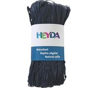 Heyda 204887793 Raphia naturel, bleu marine