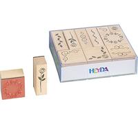 Heyda 204888492 Ornamente Lot de 10 tampons en bois 12 x 10 x 3 cm