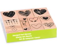 Heyda 204888674 Set de tampons Coeurs