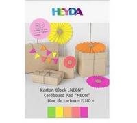 HEYDA Bloc de papier fluo, A4, 10 feuilles, couleurs fluo G