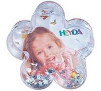 Heyda boule a neige fleur brillante transparente pour la personnalisation 204888405 G