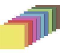 HEYDA Feuilles pliantes 10 x 10 cm, 60 g, 100 feuilles assorties