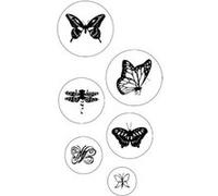 Heyda kit de tampons à motif mix & match papillons 204888443 G