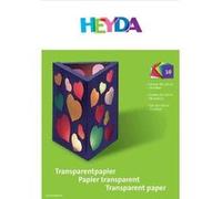 HEYDA Chemise de papier transparent 20 x 30 cm 10 couleurs