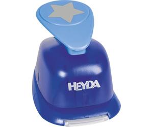 Heyda perforatrice à motif, grand modèle, env. 2,5 cm Motif : étoile Transparent