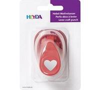 Heyda Perforatrice à motif Coeur – Petit – Rouge