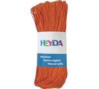 Heyda Raphia naturel - Orange - 50 g