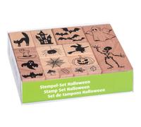HEYDA Set de tampons à motif 'Halloween', boîte à fenêtre