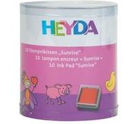 HEYDA Set de tampons encreurs 'Sunrise', boîte transparente G