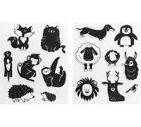 HEYDA Tampon en caoutchouc mousse « animaux », 10-55 mm