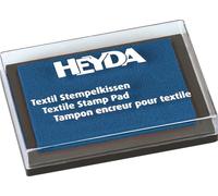 Heyda Tampon encreur textile bleu foncé
