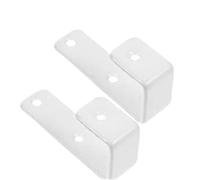 HEYDGBBZ Crochets utilitaires en métal robustes pour lit et échelle, crochets superposés, 4 pièces, rangement domestique, fer multi-usages, 2,71 x 1,26 x 0,79 pouces, matériel(White)