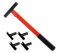 HEYDGBBZ Outil de réglage l'écartement des charnières, clé avec poignée en caoutchouc 14 à 25 mm, outil professionnel réparation porte for portes boulon rond