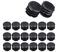 HEYDGBBZ Pieds de Meuble de Remplacement pour canapé, Armoire, Table, Chaise, Embouts de Pieds, 60 pièces, Bouchons Ronds en Plastique, Embouts de Tube, équipement, Couvercle de Tube, Bois Dur(10mm)