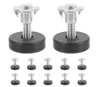 HEYDGBBZ Pieds de Meuble de Remplacement pour canapé, Armoire, Table, Pieds de nivellement à vis, 24 pièces, réglables, équilibrés avec écrou carré, pour établi et Chaise