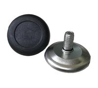 HEYDGBBZ Replacement Furniture Legs for Sofa Cabinet Table Screw Leveling Feet 20Pcs Steel Anti-Slip Base Leg Pad Adjustable Leveler M6 M8 M10 and Chair(Multi)