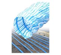 HEYDGBBZ Tuyau de Drainage français, Tube Souterrain Flexible, Infiltration Douce, tuyaux perforés(à Faire soi-même)(5cm/2in,19.7ft)