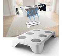 HEYDRY® Sécheur de linge pour étendoir - séchage rapide et économique, alternative compacte au sèche-linge, mini ventilateur mobile, respectueux de tous les textiles, Made in Germany - blanc