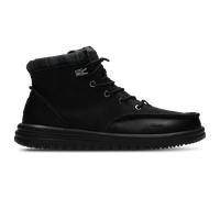 HEYDUDE Bradley Homme - Baskets, Noir - Pointure 42 - Cuir suédé Black 42