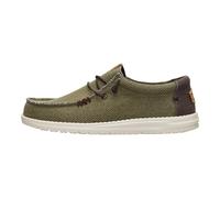 HEYDUDE Mocassins Wally Braided tressé Homme burnt olive/delicioso brown EU 42