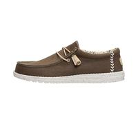 Hey Dude - Wally Stretch Canvas - Homme - Chaussures - Brun - Taille: 41 EU