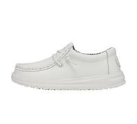 HEYDUDE Chaussures Blanc/Gris Homme Wally Sox Triple Needle Blanc 45FR