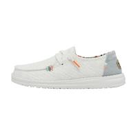 HEYDUDE Chaussures Blanches Femme Wendy Flora Blanc 39FR
