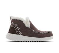 HEYDUDE Denny Faux Shearling Femme - Baskets, Noir - Pointure 37 - Cuir Black 37