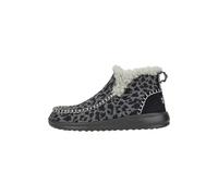 HEYDUDE Denny Leopard - Chaussures pour Femmes - Bottines avec Semelles Confortables, Black Leopard, 38